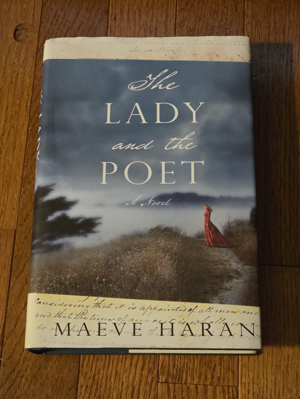 The Lady and the Poet Hardcover - Blue Cover with Red Accent